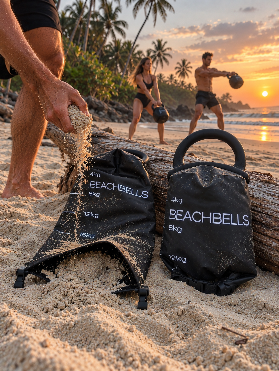 Beachbells — Portable Kettlebells For Travellers & Adventurers